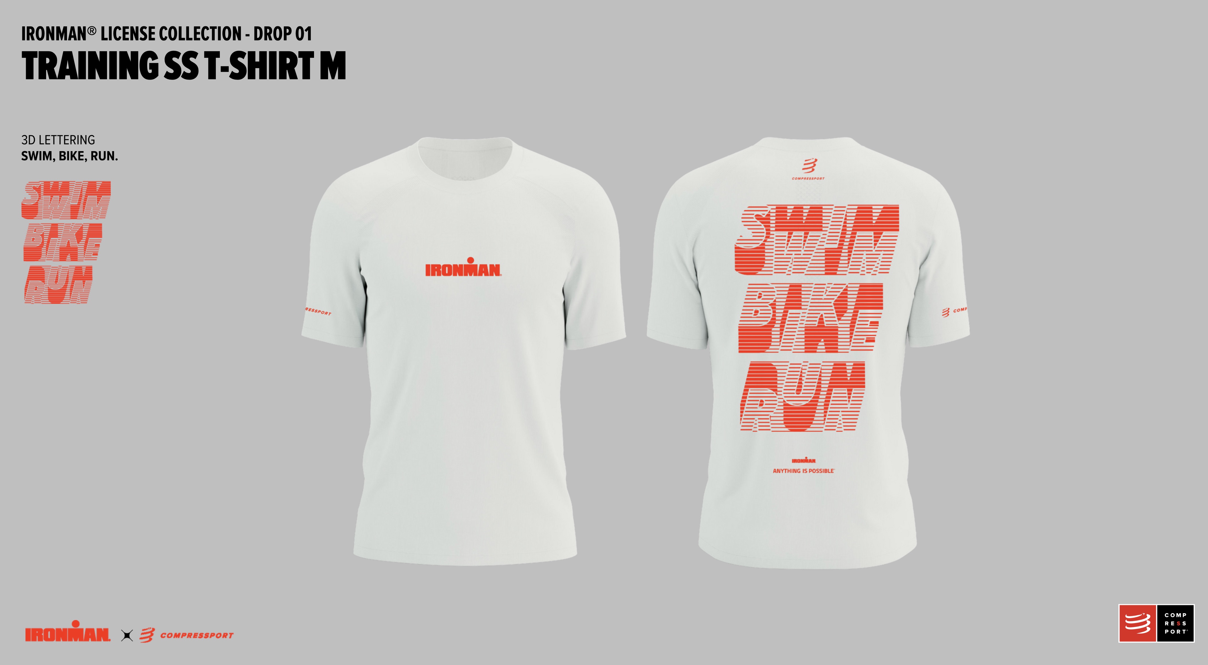 COMP Training SS T-shirt bílá pánské