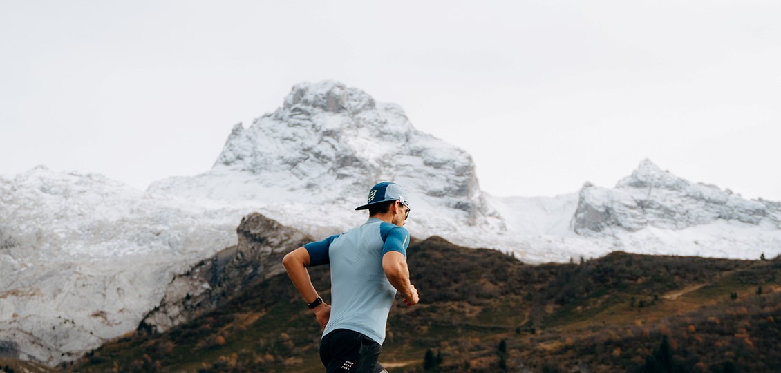 Trail Racing Postural SS Top M Denim/Poseidon M