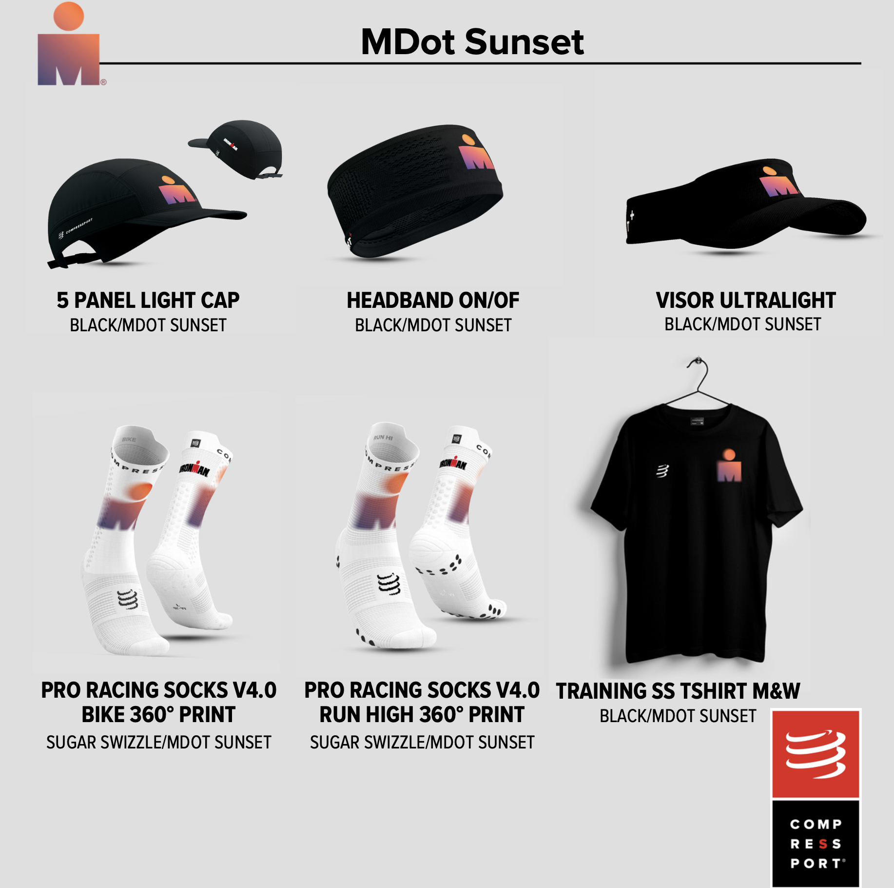 COMP visor ultralight černý