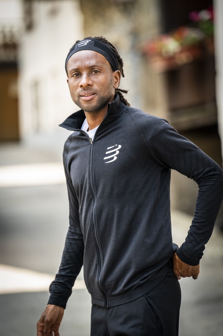 Seamless Zip Sweatshirt v2 Black Melange